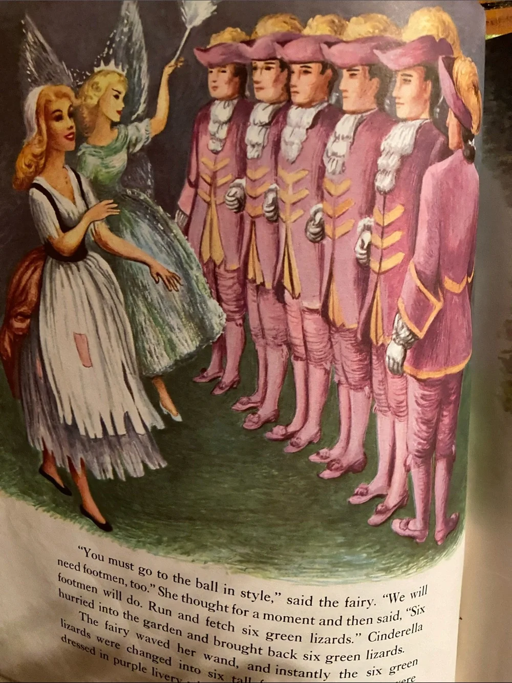 Cinderella Classic Fairy Tale Tales kid’s book Vintage 50s 1950s illustrations